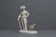 Friedrich II. mit Windspiel (ein Hund) 21 cm