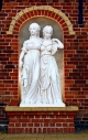 Prinzessinnengruppe Friederike und Luise (Acryl), Originalgöße 1,80 m