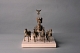 Quadriga (Brandenburger Tor), Bronze (heller Sockel)